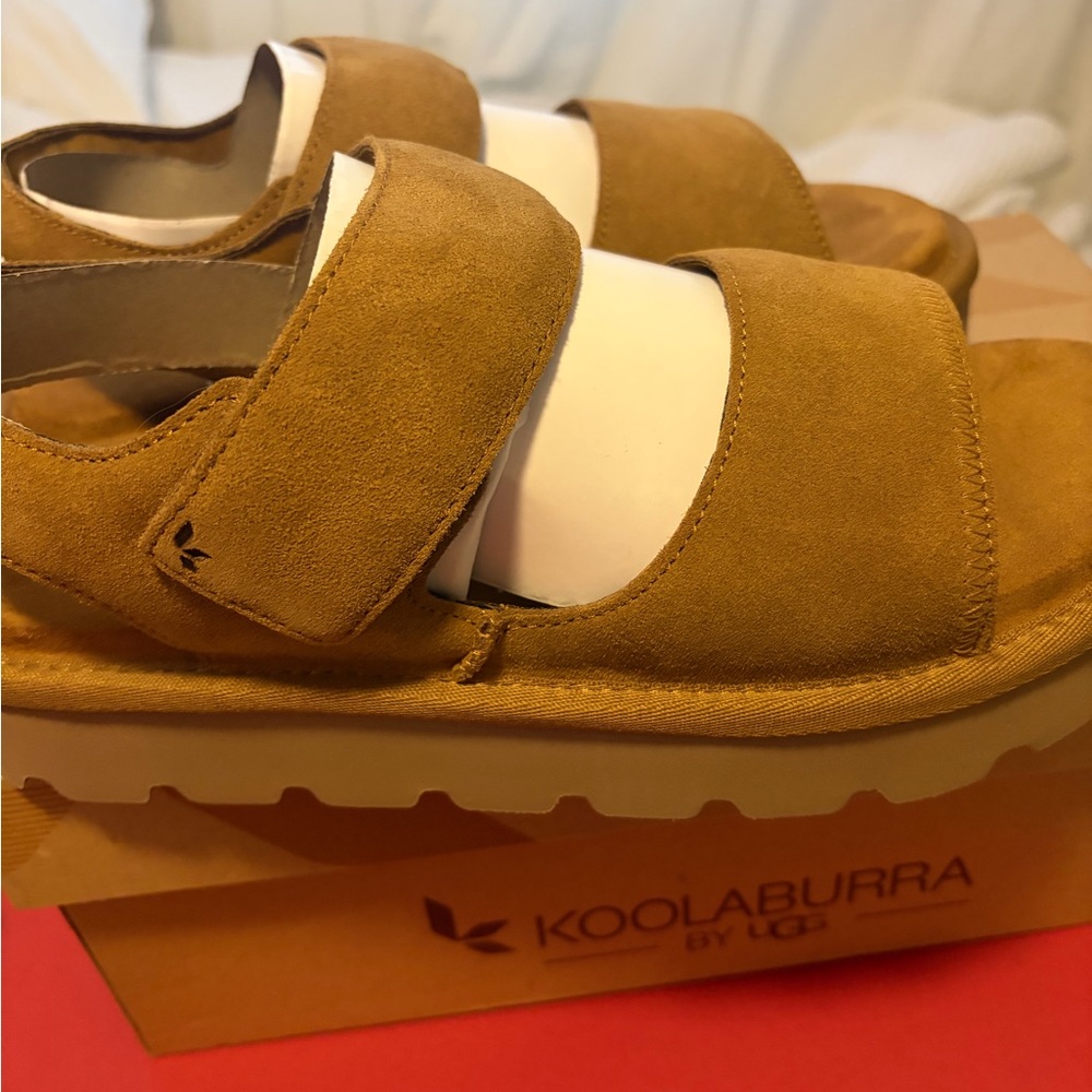 Koolaburra Brown Suede Clogs